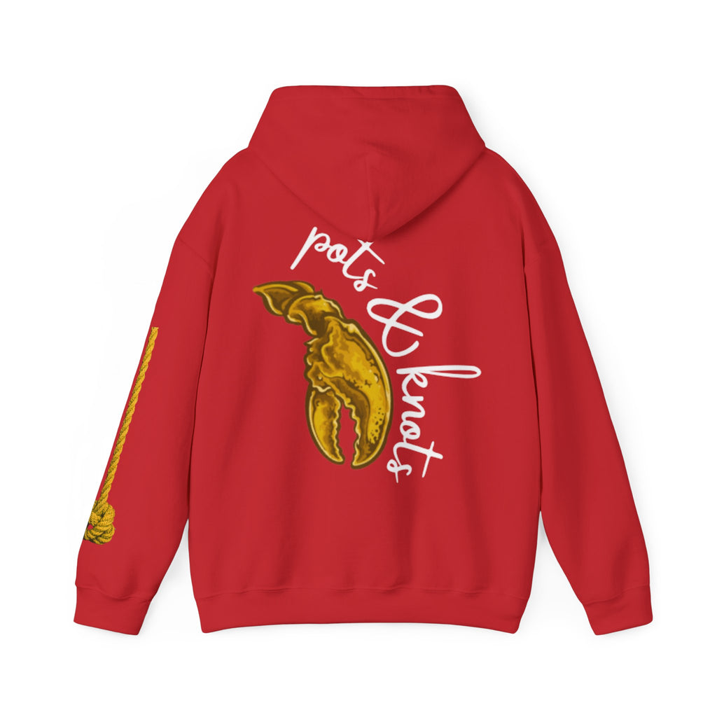 pots & knots sea gold hoodie