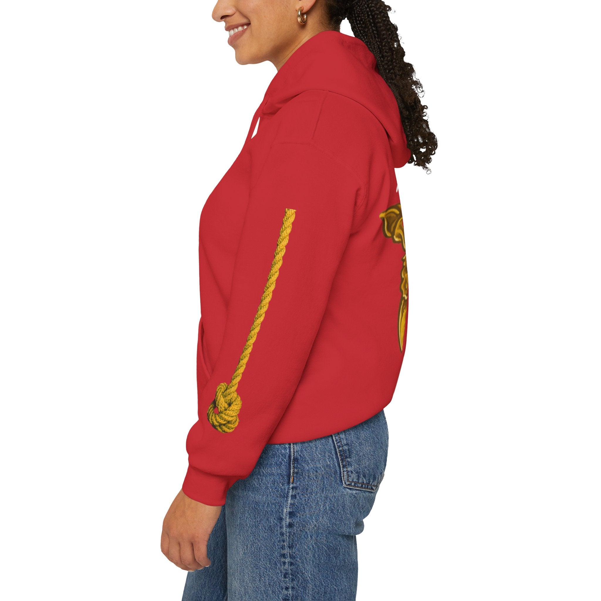 pots & knots sea gold hoodie