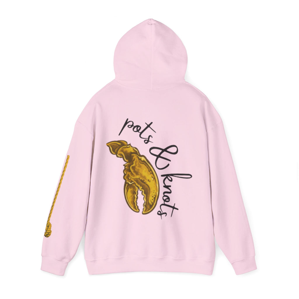 pots & knots sea gold hoodie