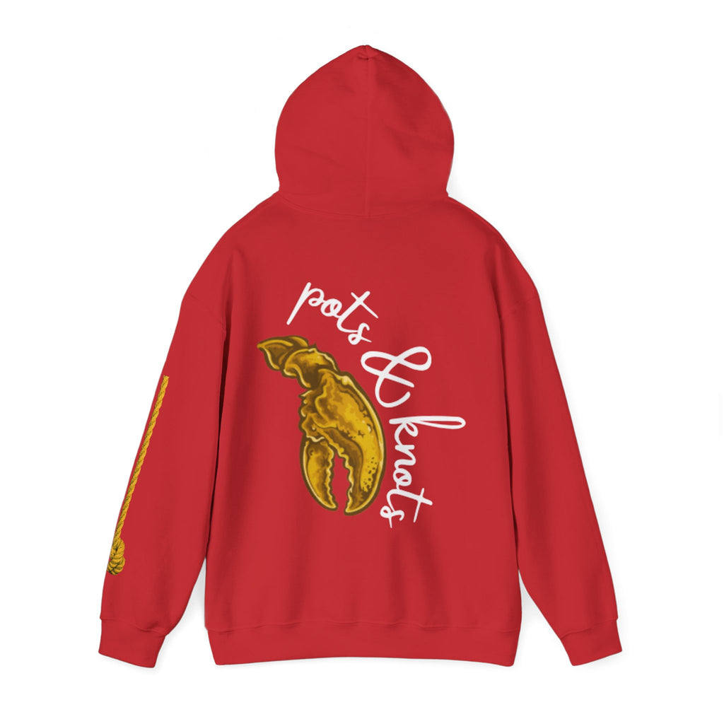 pots & knots sea gold hoodie