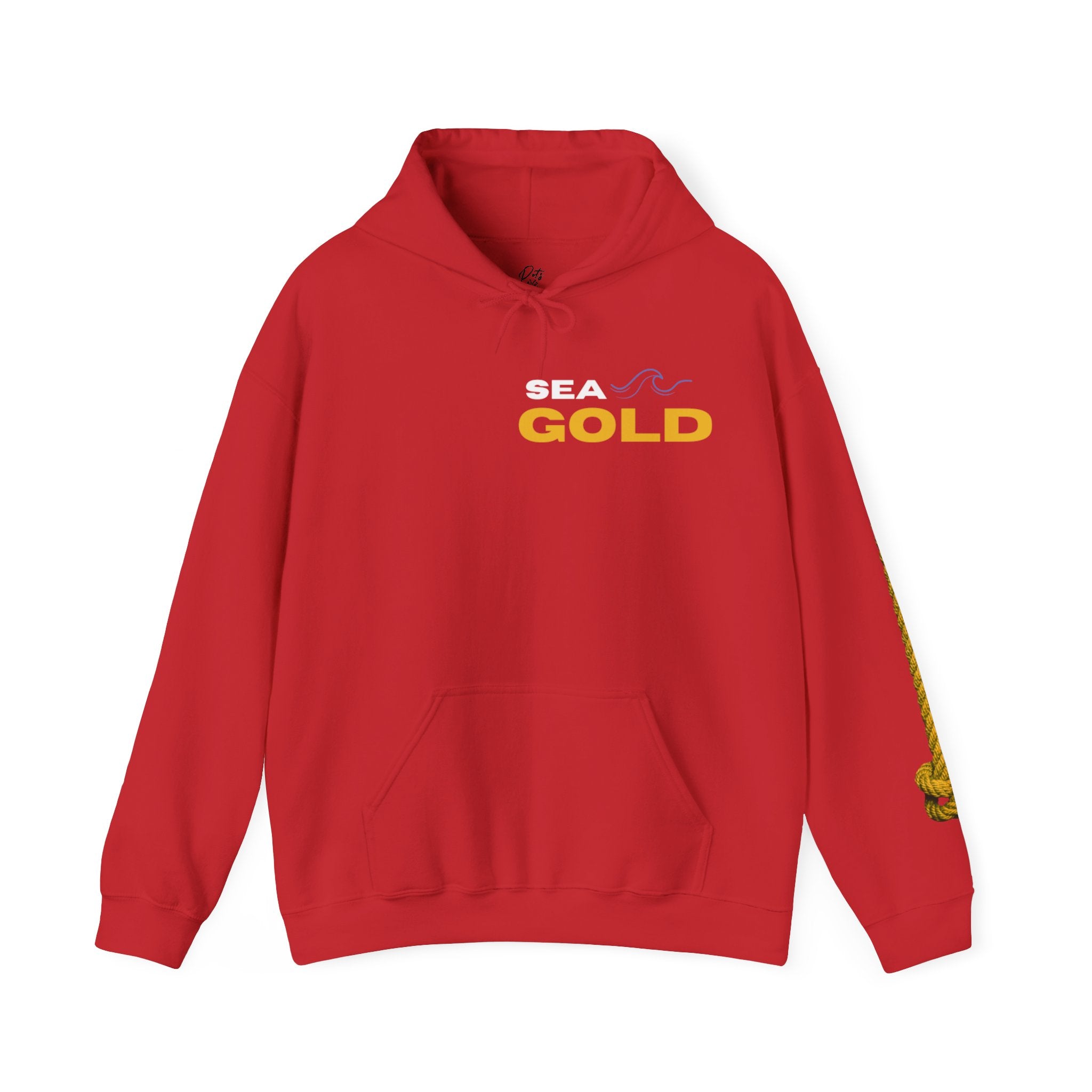 pots & knots sea gold hoodie