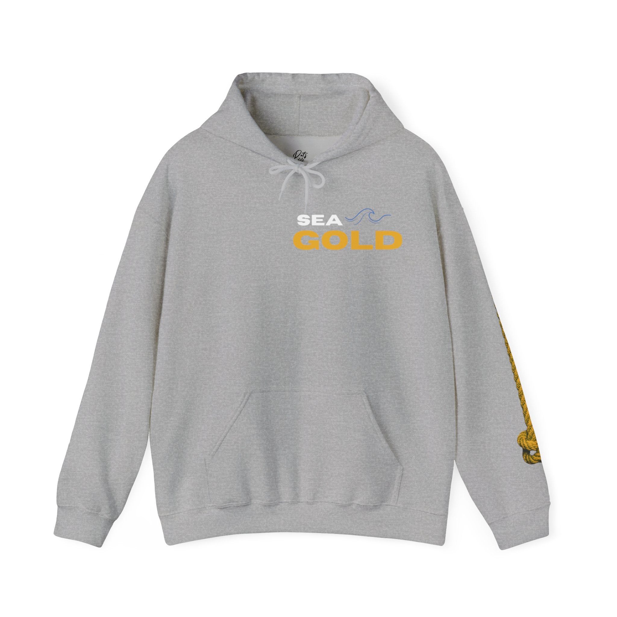 pots & knots sea gold hoodie
