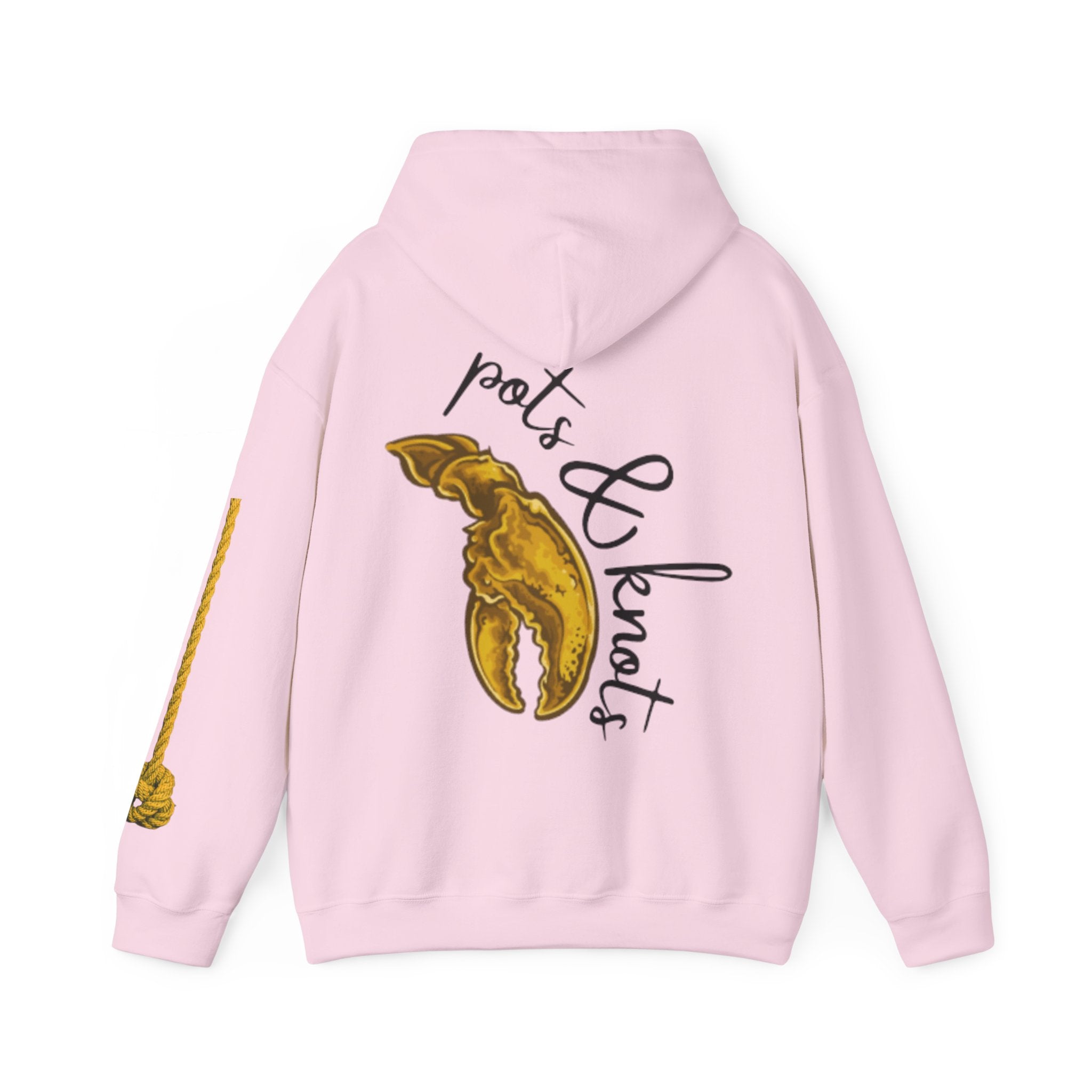 pots & knots sea gold hoodie