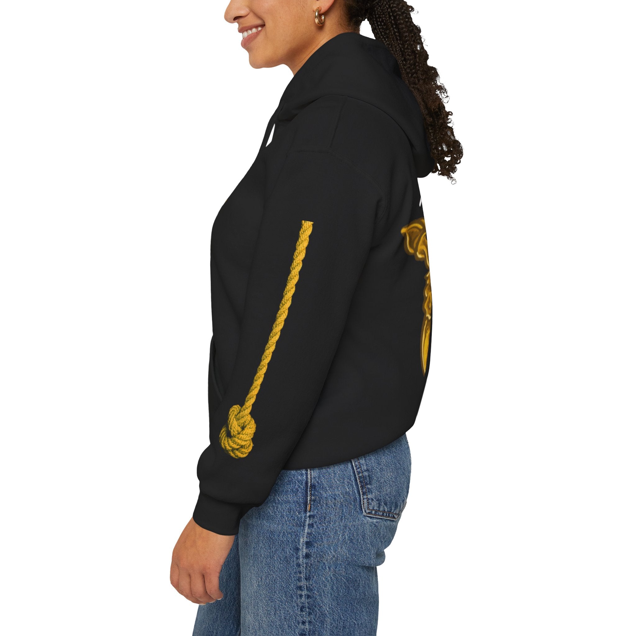 pots & knots sea gold hoodie