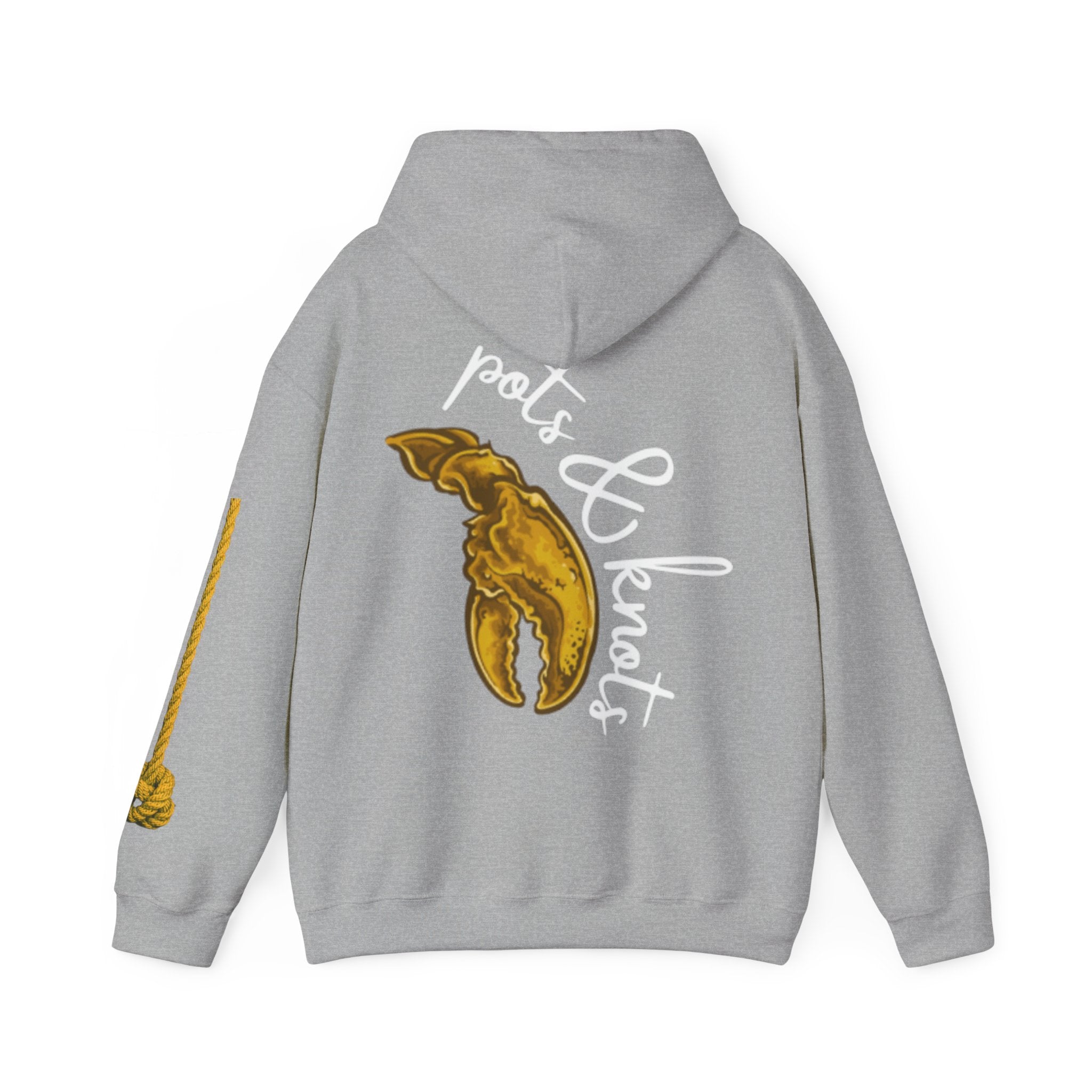 pots & knots sea gold hoodie