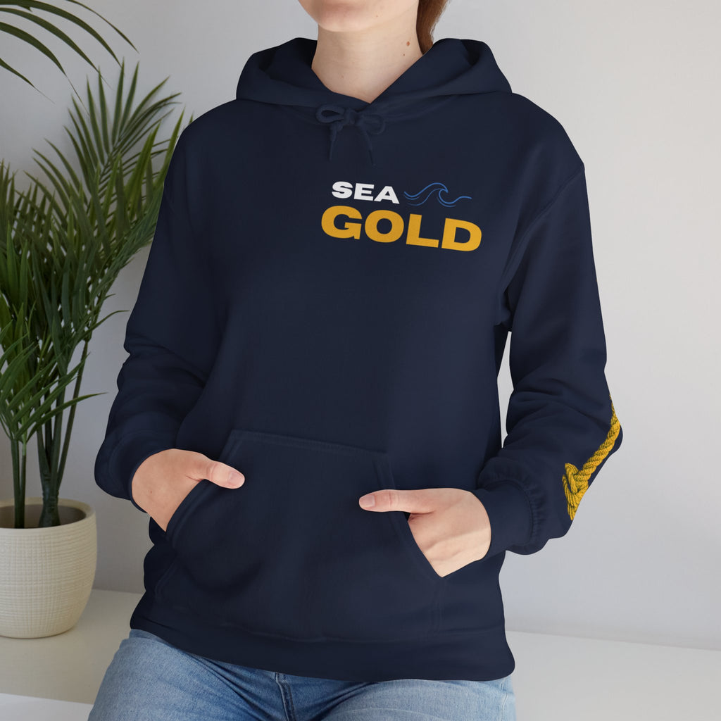 pots & knots sea gold hoodie