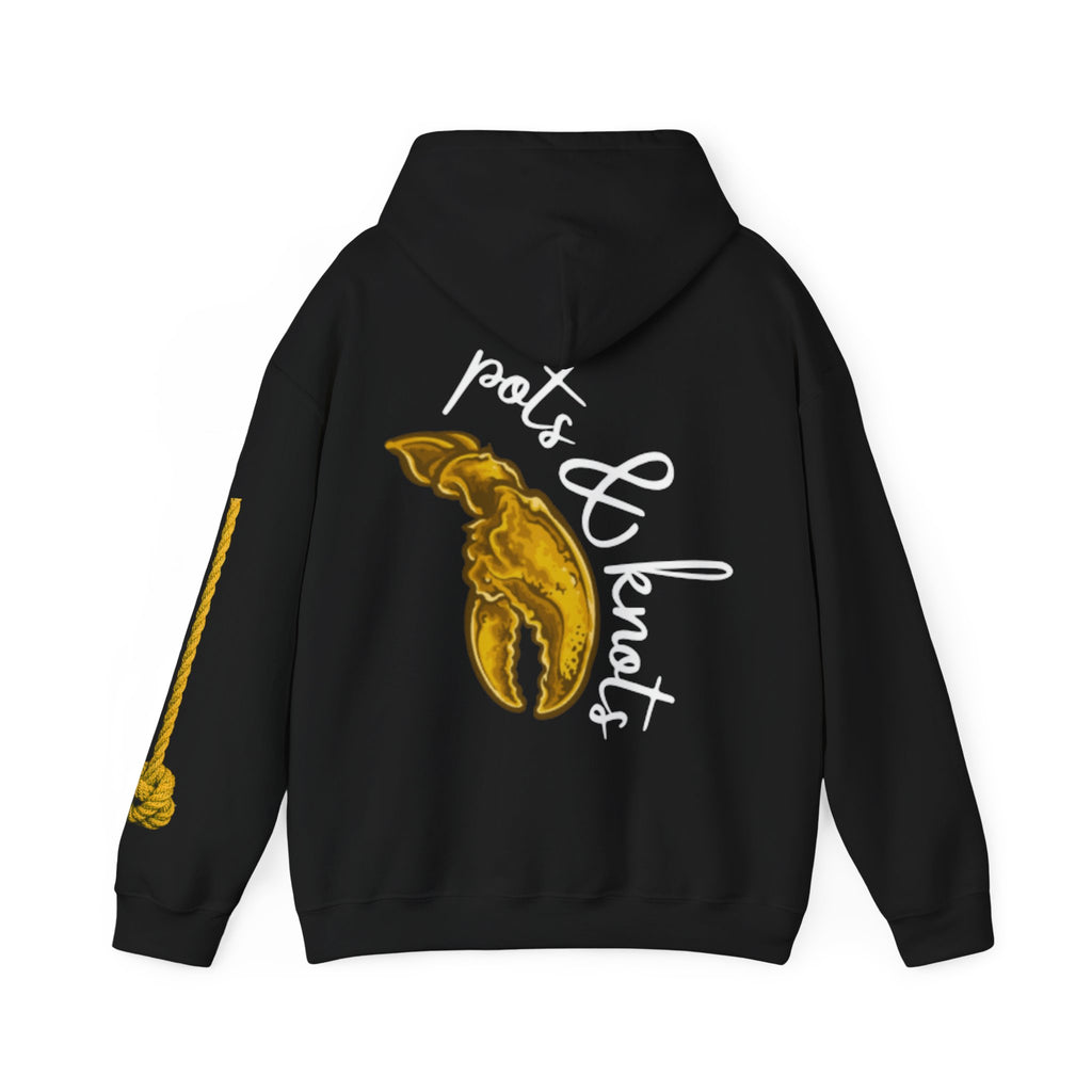 pots & knots sea gold hoodie