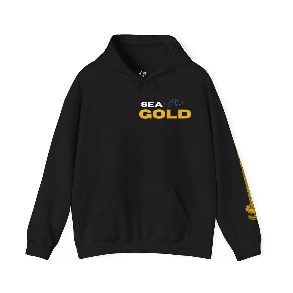 pots & knots sea gold hoodie
