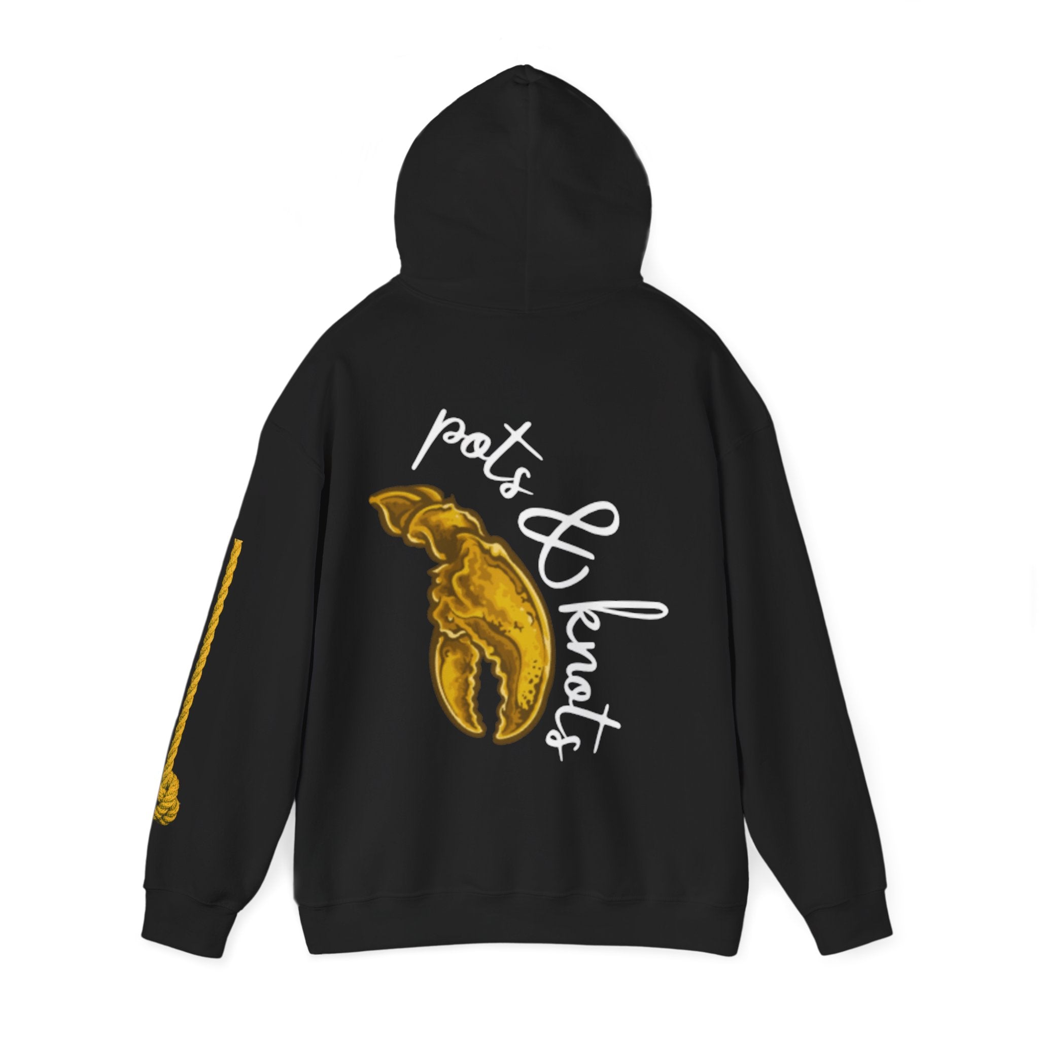 pots & knots sea gold hoodie