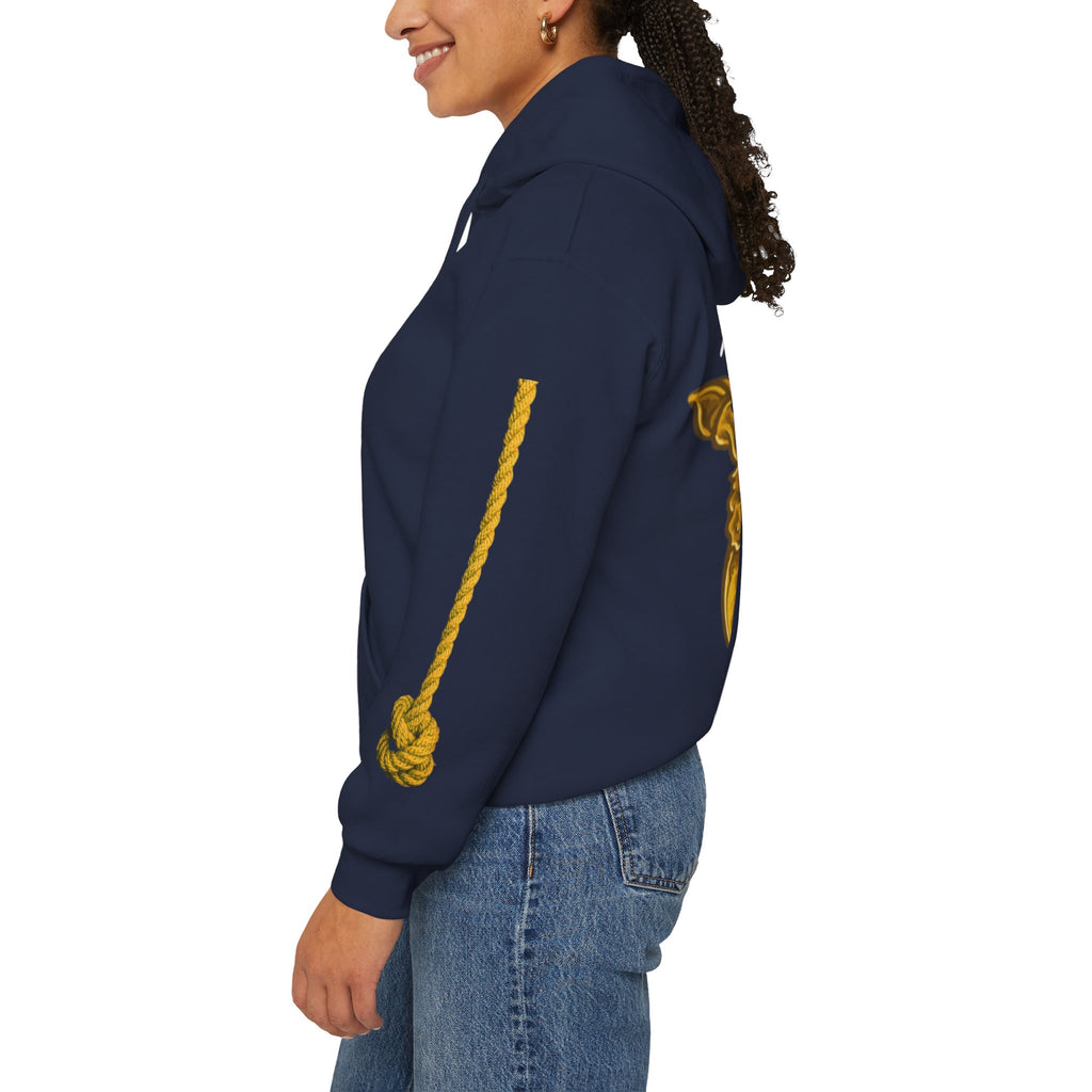 pots & knots sea gold hoodie