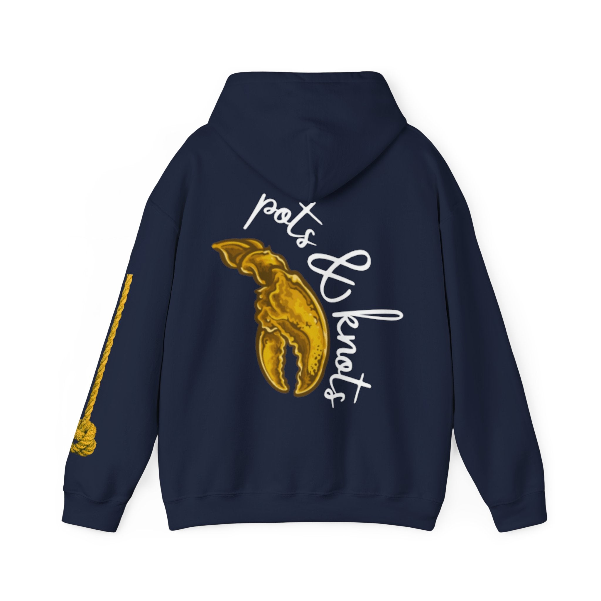 pots & knots sea gold hoodie