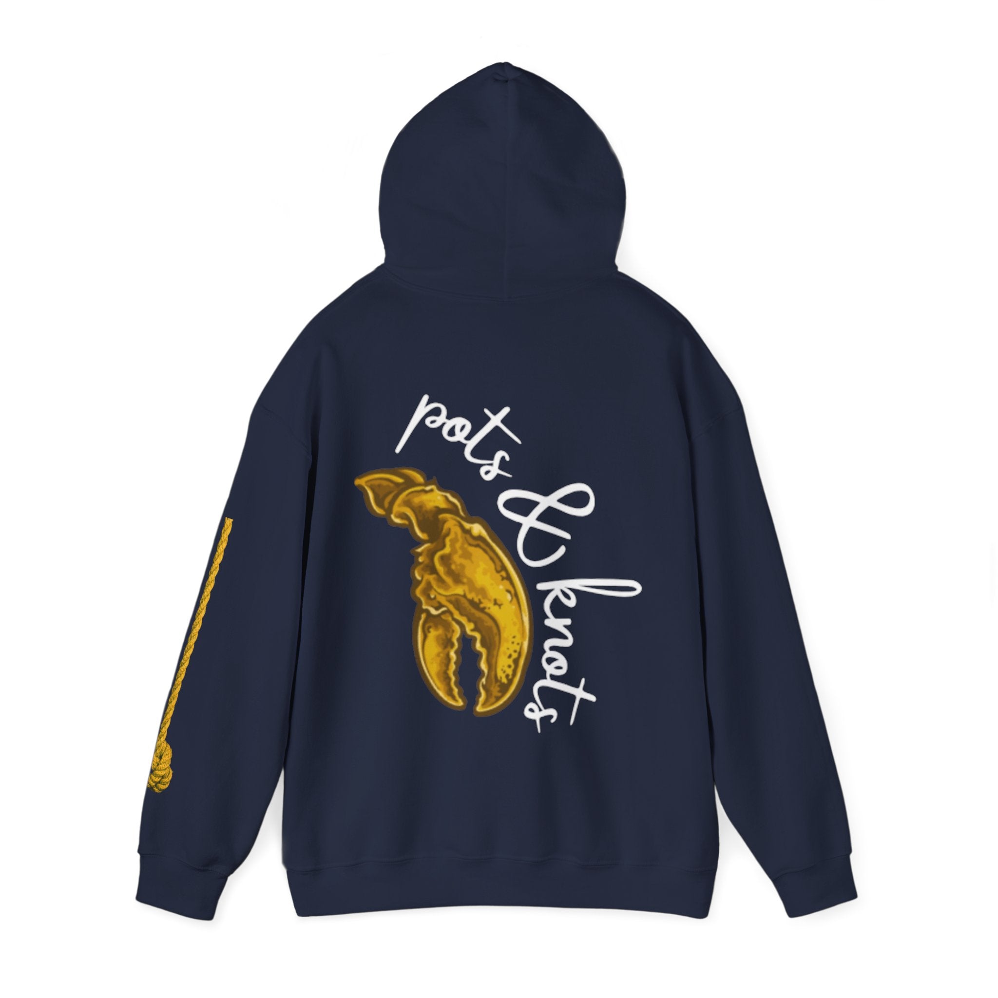 pots & knots sea gold hoodie